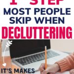 do this first with decluttering