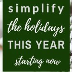 simplifying the holidays