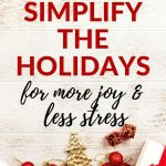 simplifying the holidays