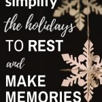 simplify the holidays