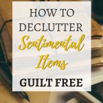 how to decide what sentimental items to let go