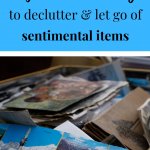 how to decide what sentimental items to keep