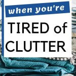 overwhelmed with clutter