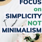 simplicity, not minimalism