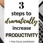 if you want to be more productive, you need to focus