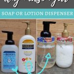 how to make an easy mason jar soap dispenser