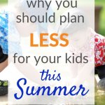 plan a simple slow summer