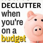 what frugal decluttering is and how it's different
