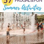 simple and frugal summer activities for kids