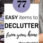 easy items to declutter