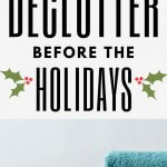 declutter before the holidays