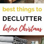 declutter before Christmas