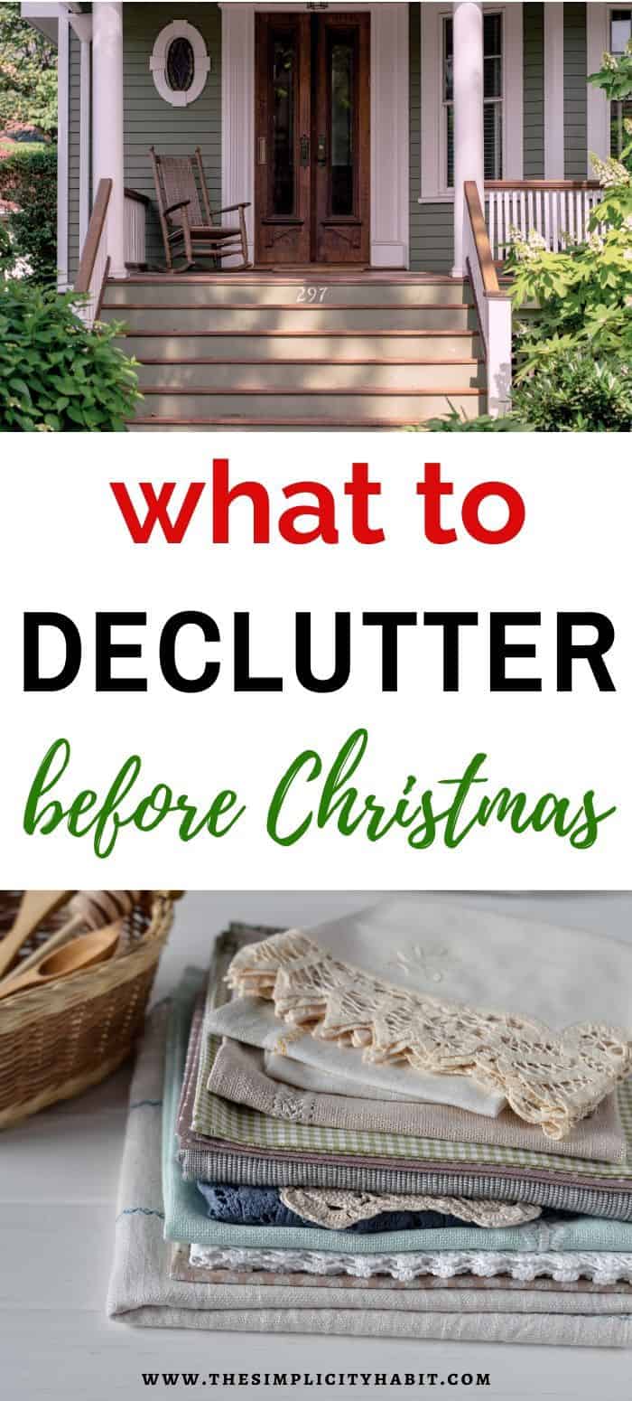 The 7 Best Things to Declutter Before the Holidays - The Simplicity Habit