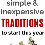 simple and frugal holiday traditions