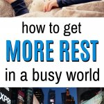 rest is so hard in a driven world