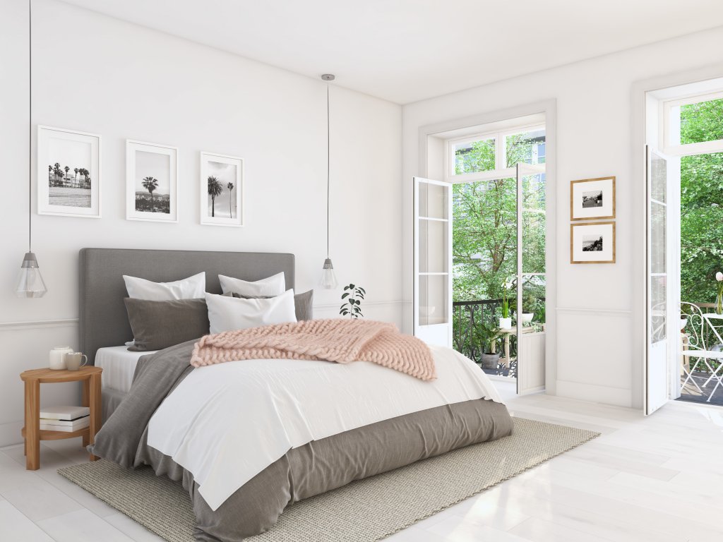 neat and clean bedroom