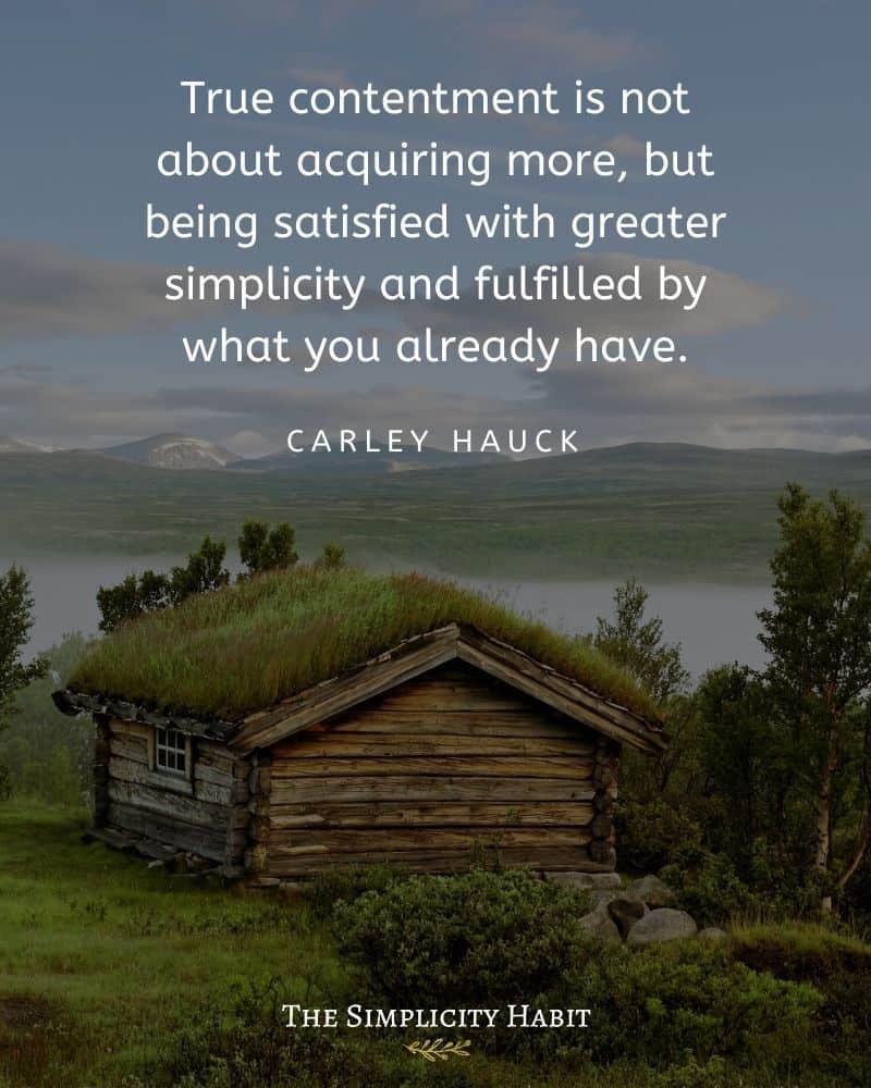 quotes about living simply