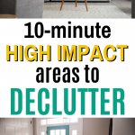 easy areas to declutter quickly