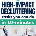 easy high-impact areas to declutter