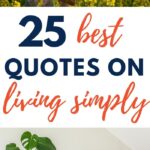 quotes on living simply