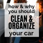 clean and organize your car