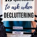 decluttering questions