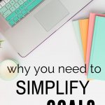 simplify your goals