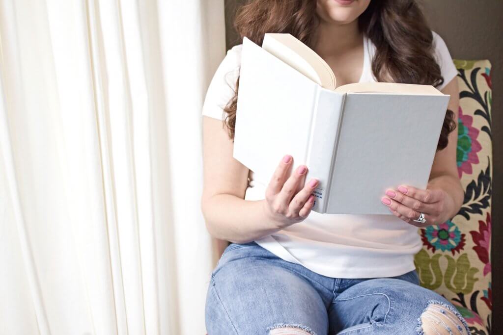 woman reading