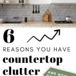 countertop clutter