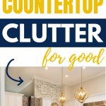 countertop clutter