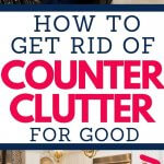 get rid of countertop clutter