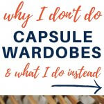 simple alternative to a capsule wardrobe