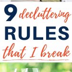 decluttering advice I refuse to follow