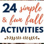 simple and frugal fall family activities