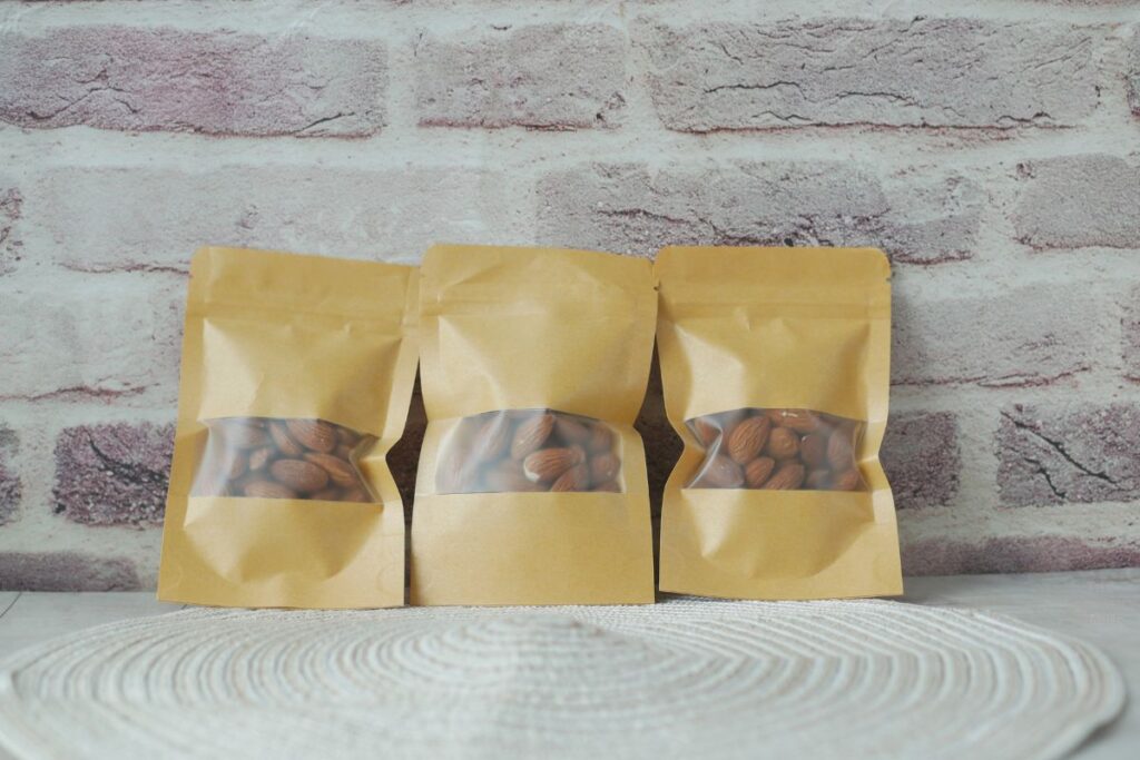 packets of almonds