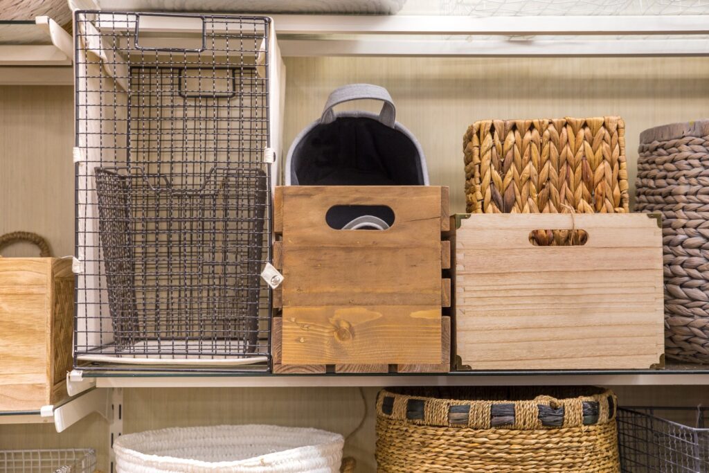 How to Organize Your Home: Baskets and Containers