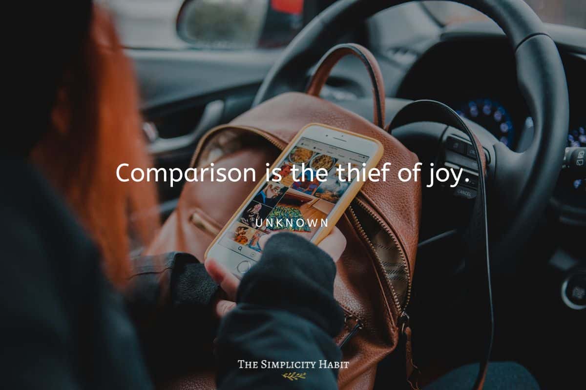 Comparison is the thief of joy! - Dear Teenage Me