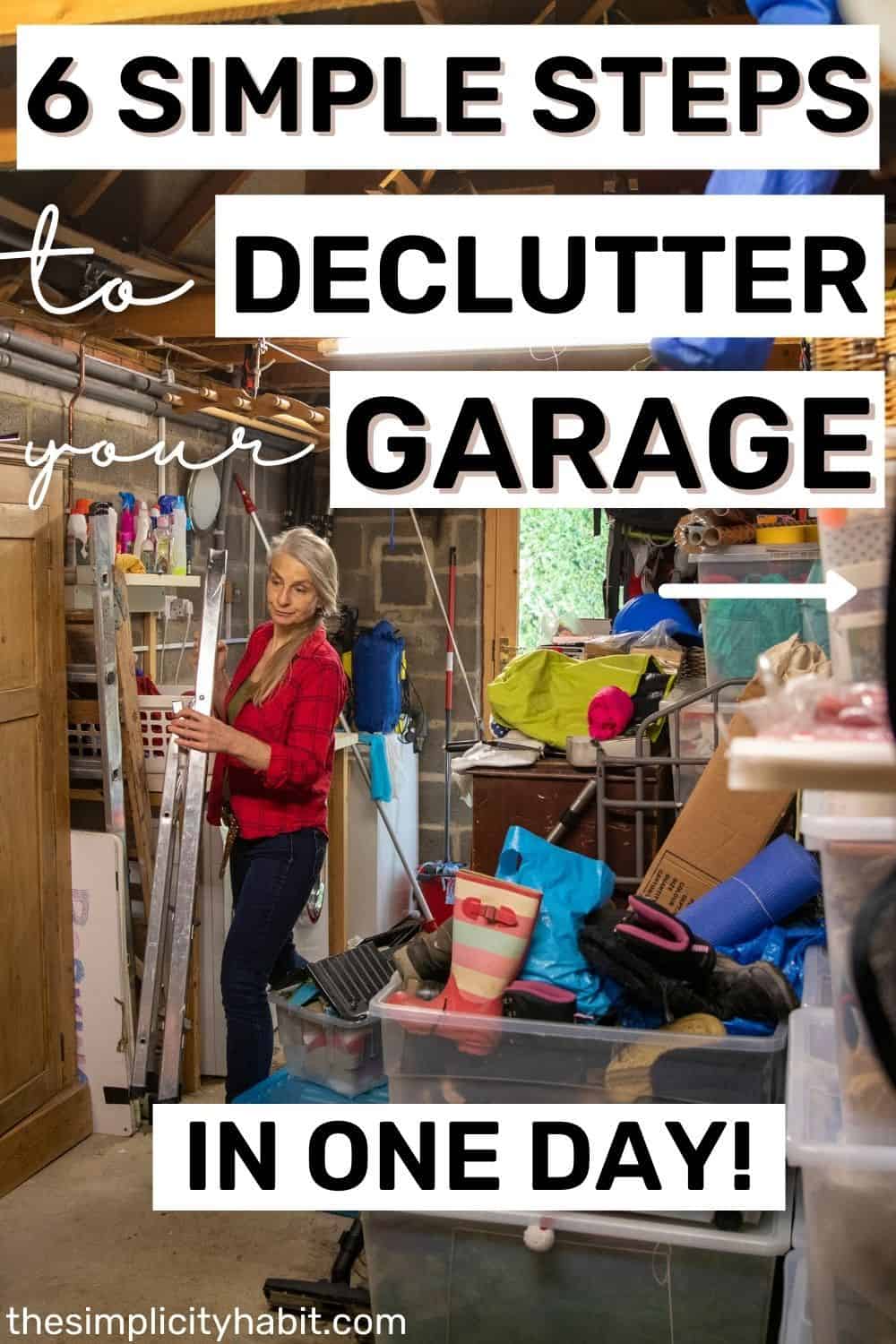 plans to declutter garage