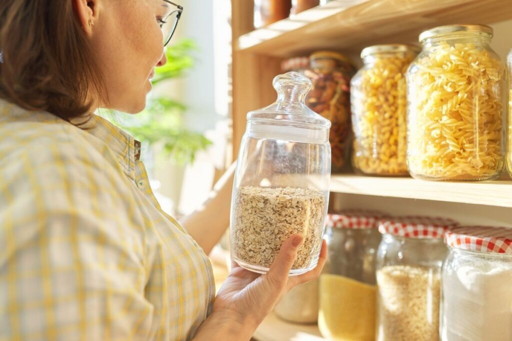 organizing pantry