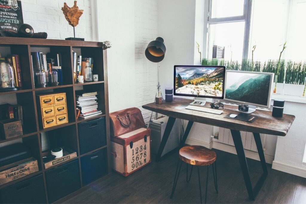 declutter home office