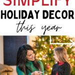 simplify holiday decor