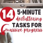 5-minute decluttering tasks