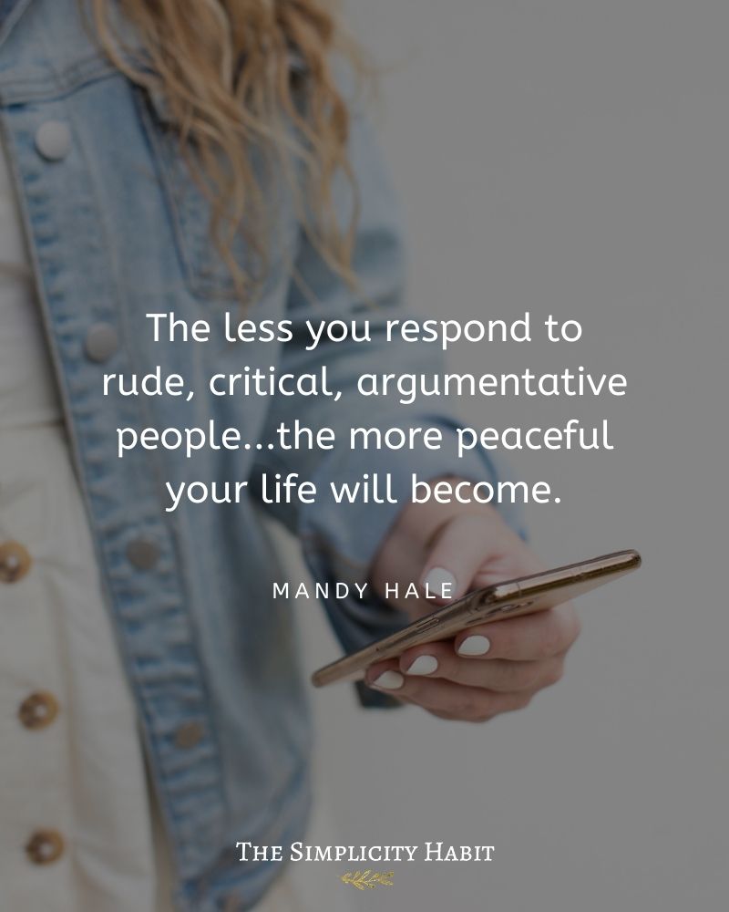The Simplicity Habit Mandy Hale Quote