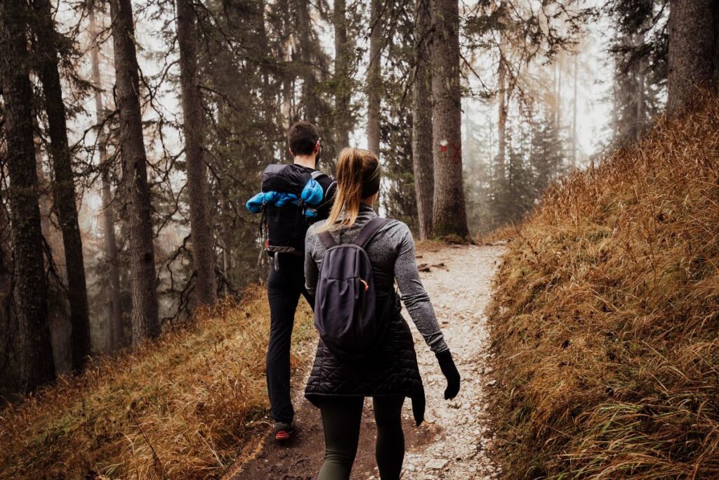 couple hiking