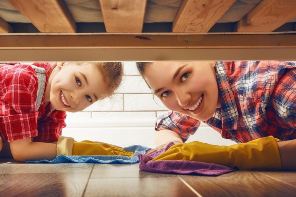 get family involved in spring cleaning