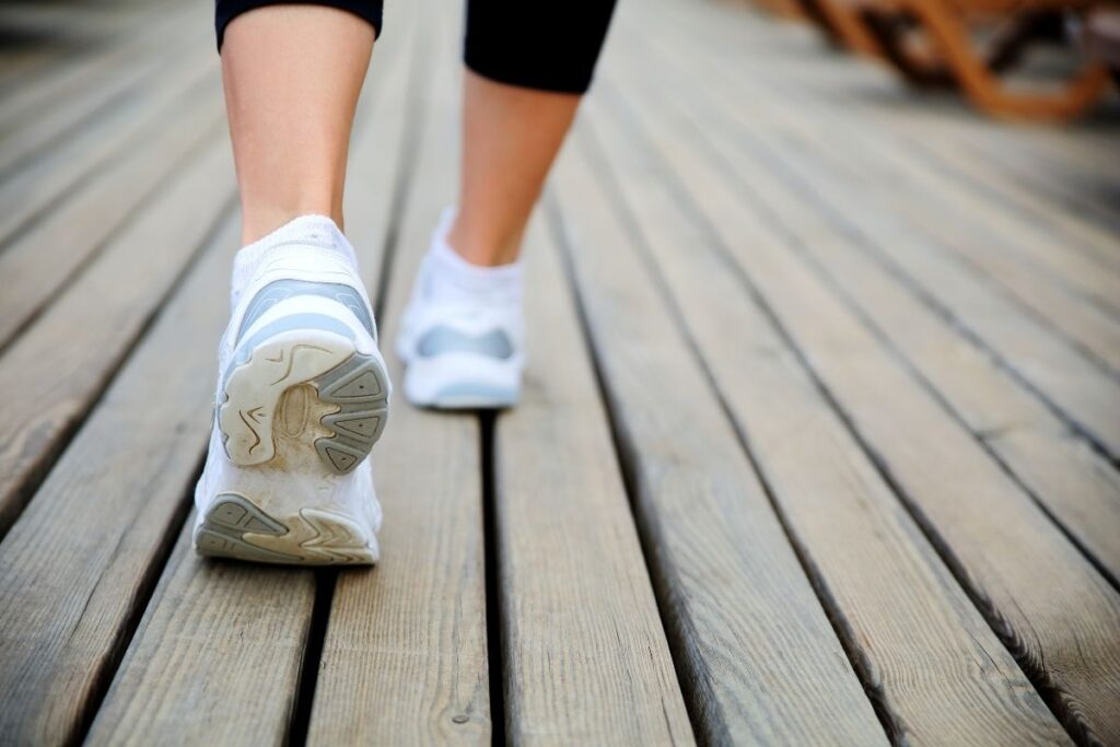 woman walking