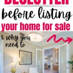 declutter before listing
