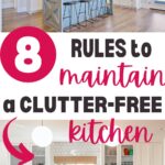 maintain a clutter-free kitchen