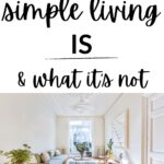 what simple living is