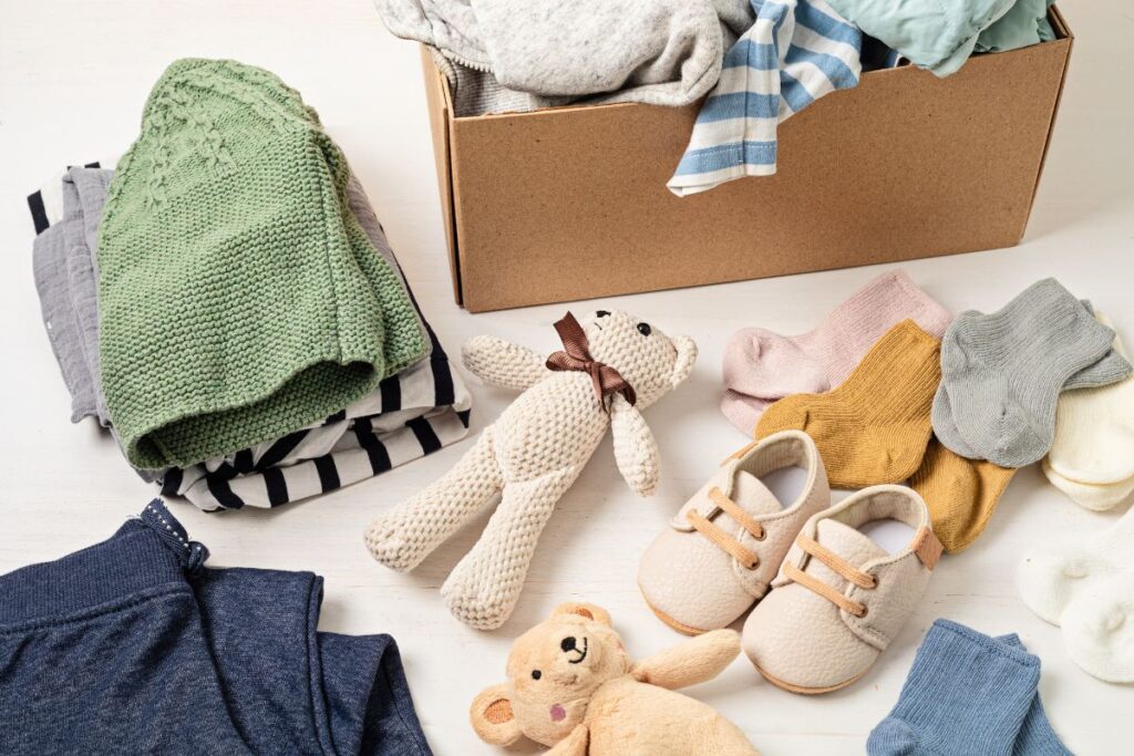 declutter baby items